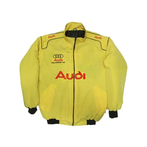 Audi Quattro Racing Jacket Yellow