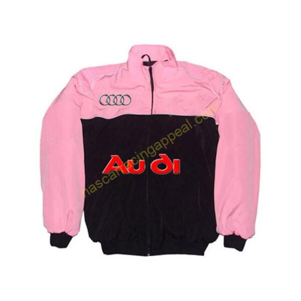 Audi Quattro Racing Jacket Pink and Black