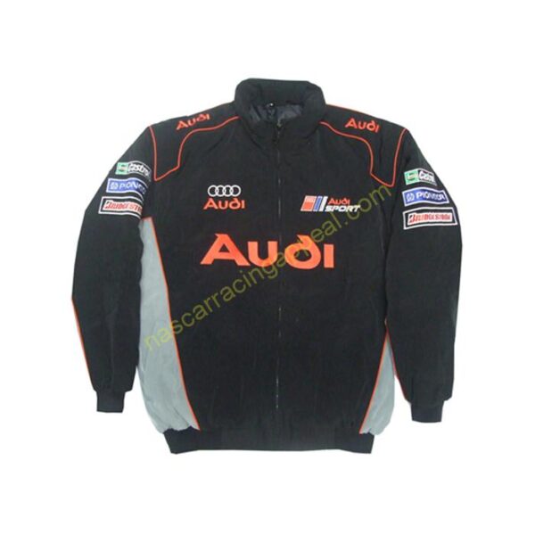 Audi Sport Black and Gray Jacket