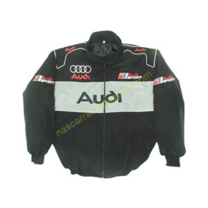 Audi Sport Racing Jacket Black and Light Gray