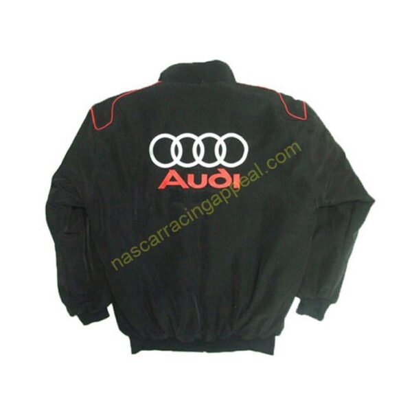 Audi Sport Racing Jacket Black and Royal Blue back