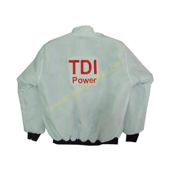 Audi Sport TDI Power White Racing Jacket | NASCAR Jacket - Image 2