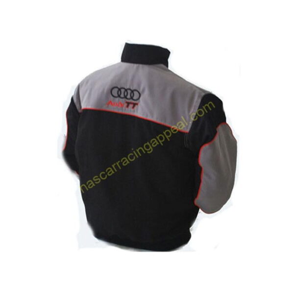 Audi TT Gray and Black Jacket back