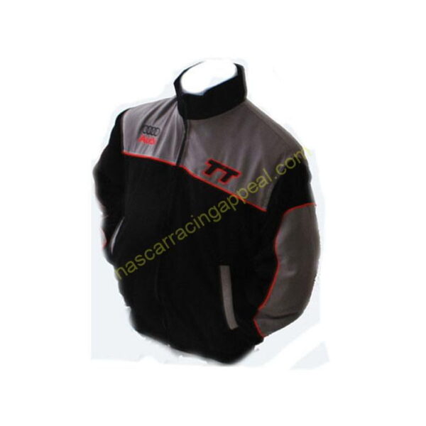 Audi TT Racing Jacket Gray and Black Jacket