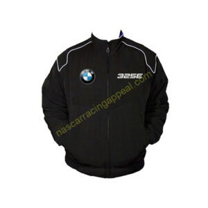 BMW 325 Racing Jacket Black With White piping
