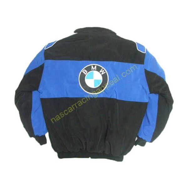 BMW Williams F1 Racing Jacket Blue and White | NASCAR Jacket - Image 2