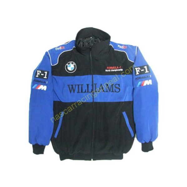BMW RBS Racing Jacket White and Royal Blue