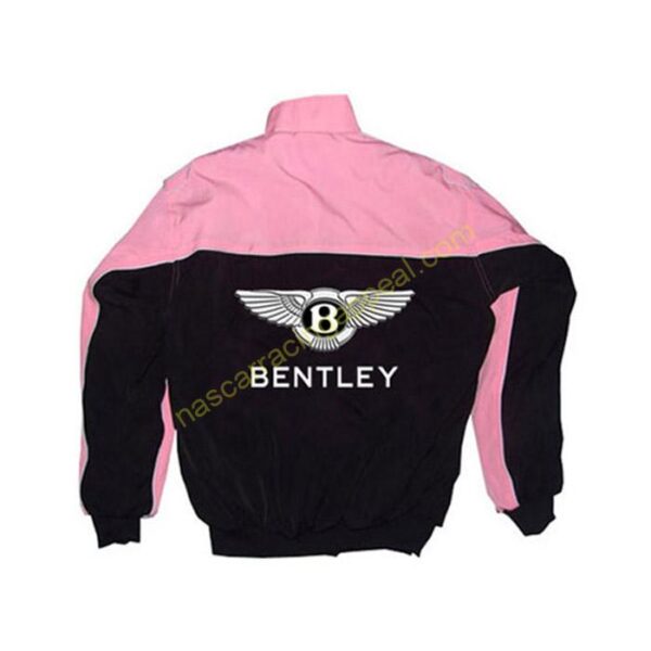 Bentley Racing Jacket Pink and Black back