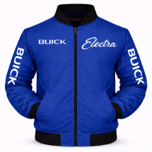Buick blue Electra racing jacket front embroidered logo