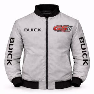 Buick GS grey racing jacket front embroidered logo