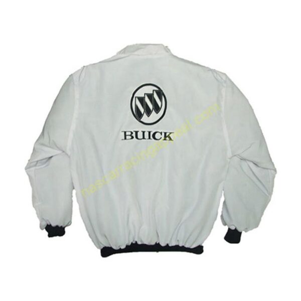 Buick Racing Jacket White back