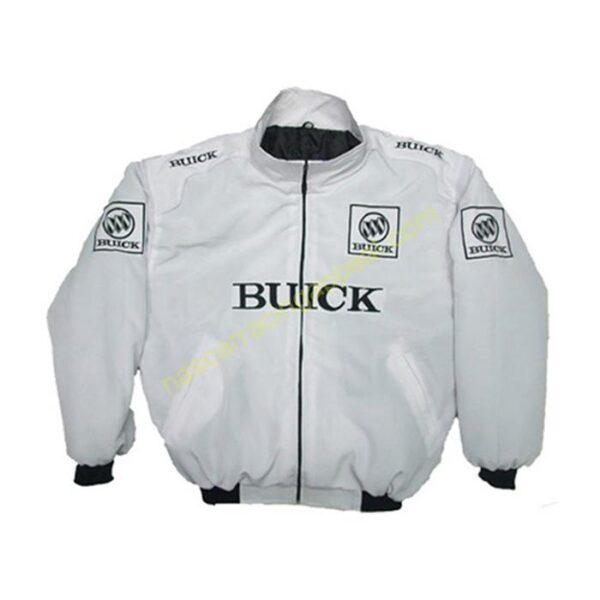 Buick Racing Jacket White front