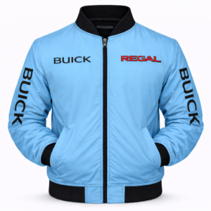 Buick light blue racing jacket front modern design