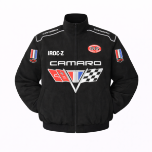 Chevrolet Camaro Motorsport Embroidered Jacket Orange Black (Copy)