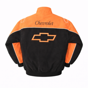 Chevrolet Camaro Racing Jacket Orange and Black back