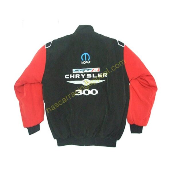 Chrysler 300 Mopar SRT8 Black & Red, Racing Jacket, NASCAR Jacket, - Image 2