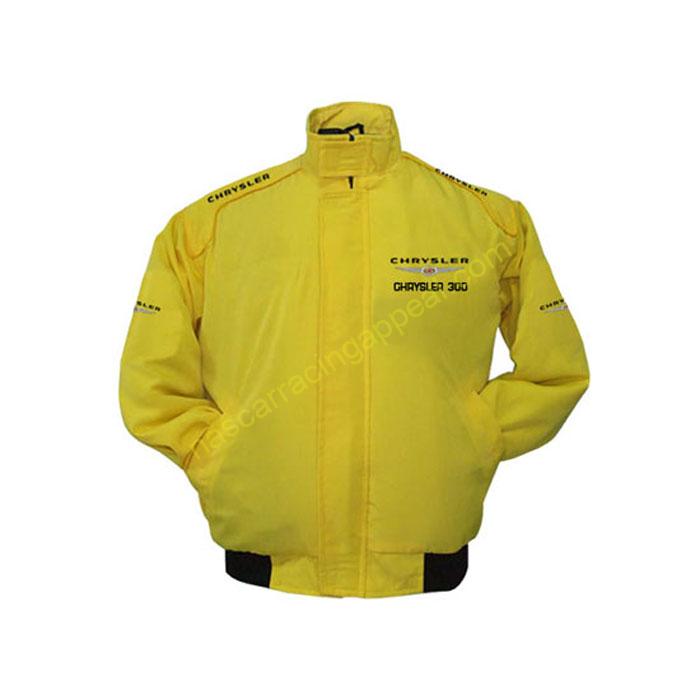 Chrysler 300, Yellow, Racing Jacket, NASCAR Jacket, | NascarRacingAppeal