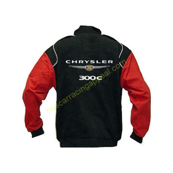 Chrysler 300c, Racing Jacket, Black & Red, NASCAR Jacket, - Image 2