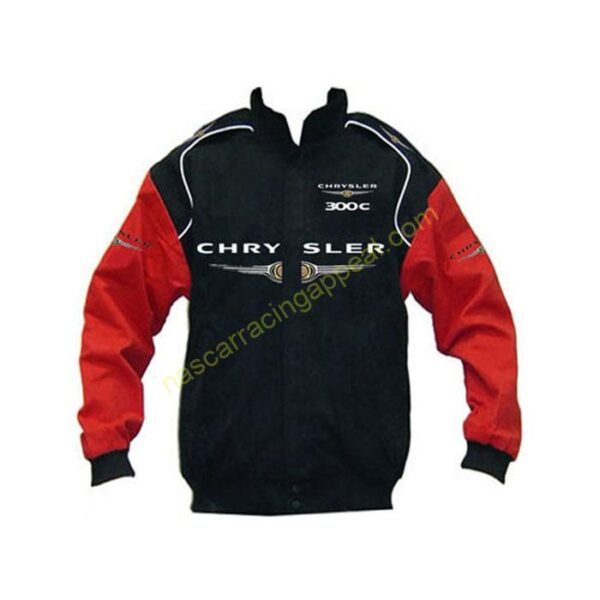 Chrysler 300c, Racing Jacket, Black & Red, NASCAR Jacket,