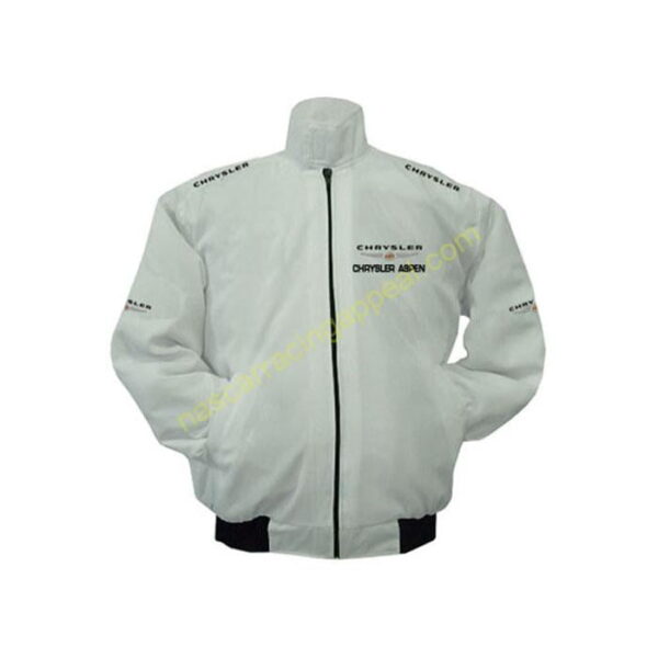 Chrysler Racing Jacket, Aspen White, NASCAR Jacket,