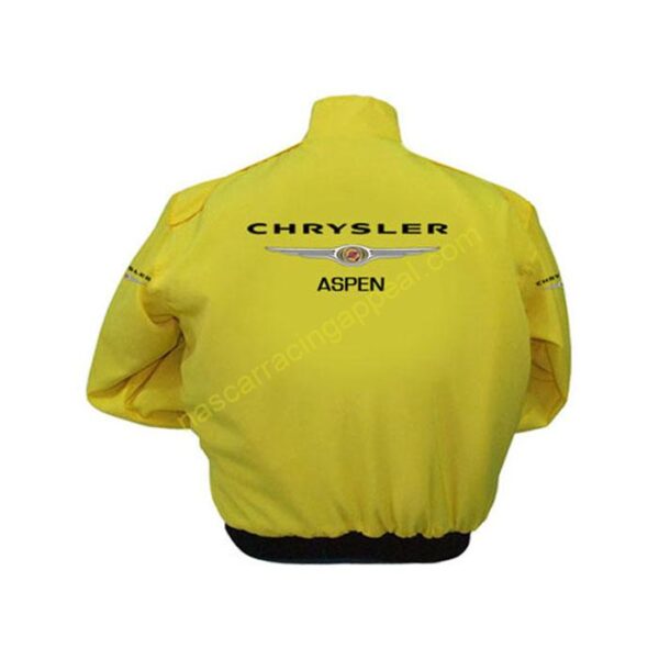 Chrysler Racing Jacket, Aspen Yellow, NASCAR Jacket, - Image 2