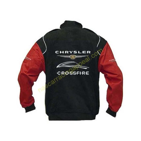 Chrysler Crossfire Racing Jacket Black and Red back 1