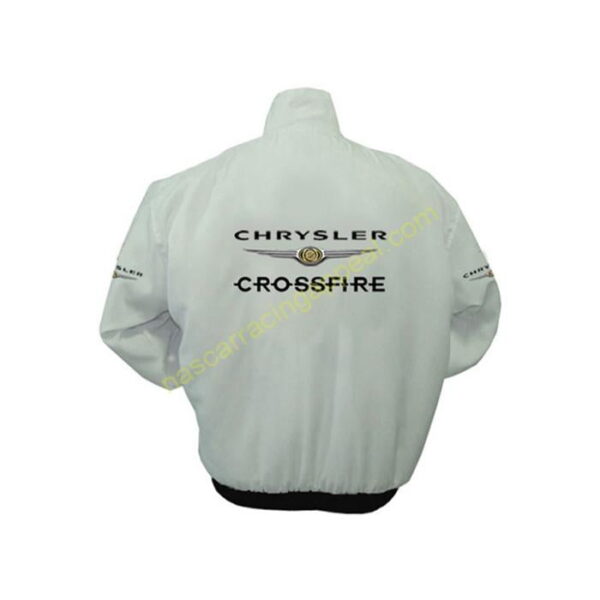 Chrysler Crossfire Racing Jacket White back