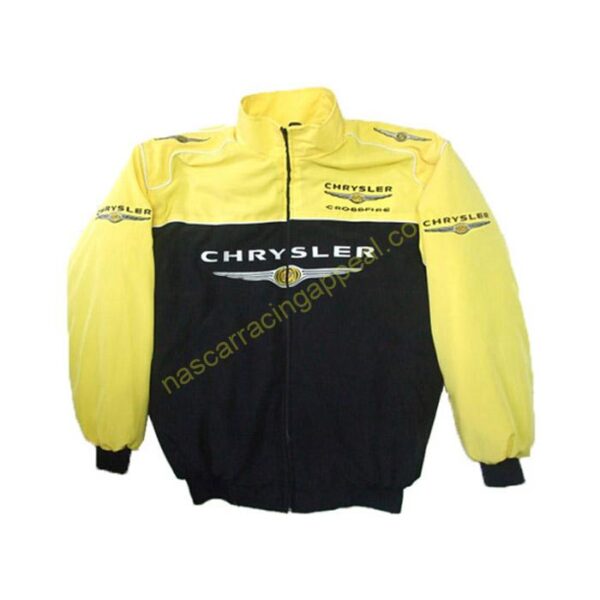 Chrysler Crossfire Racing Jacket Yellow and Black front