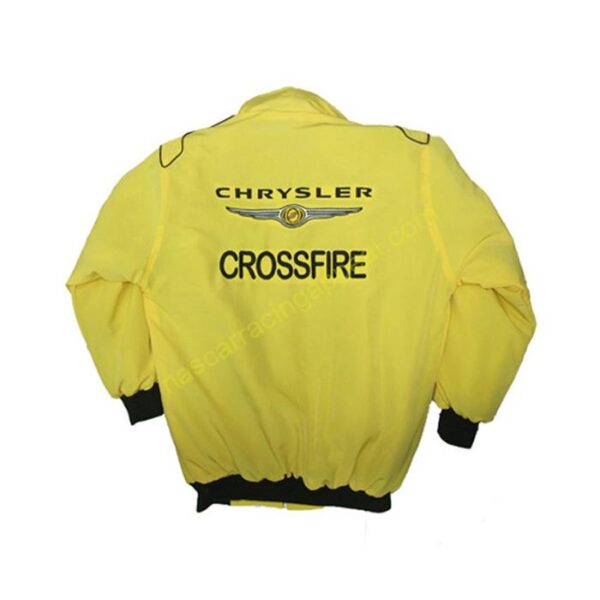 Chrysler Crossfire Racing Jacket Yellow back