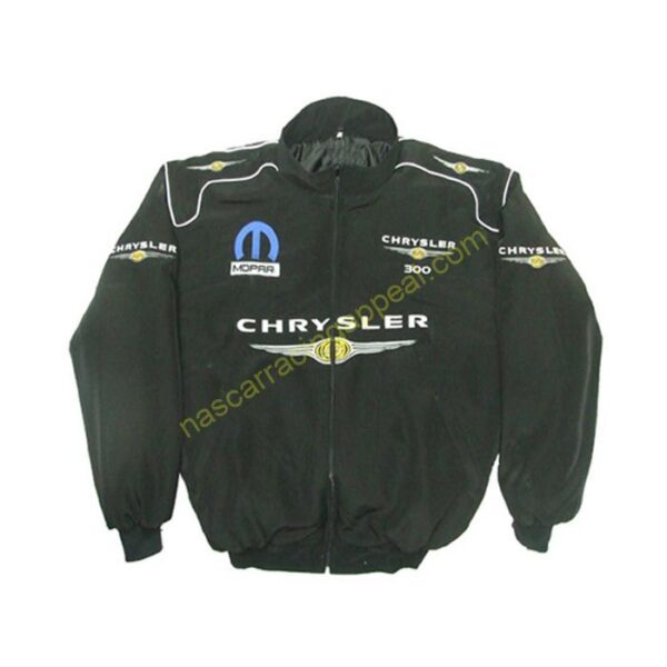 Chrysler Mopar 300 Racing Jacket Black front