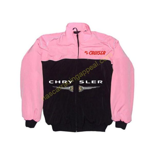 Chrysler PT Cruiser Racing Jacket Pink and Black front