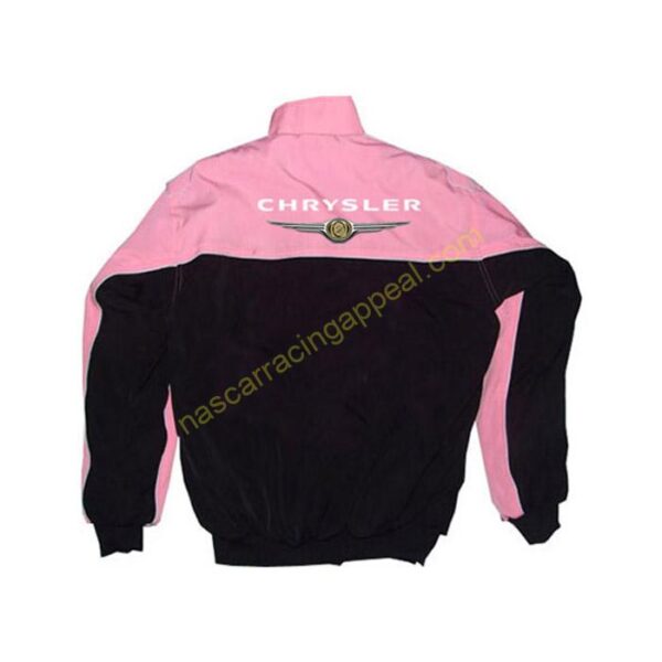 Chrysler Racing Jacket Pink and Black back
