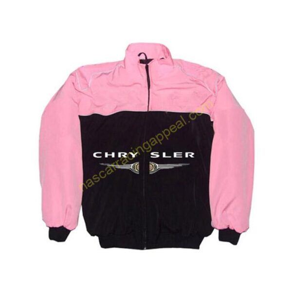 Chrysler Racing Jacket Pink and Black front
