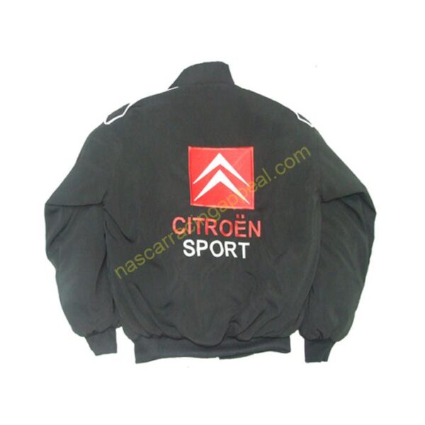 Citroen Black Racing Jacket back 1