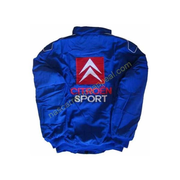 Citroen Racing Jacket Blue and White | NASCAR Jacket - Image 2