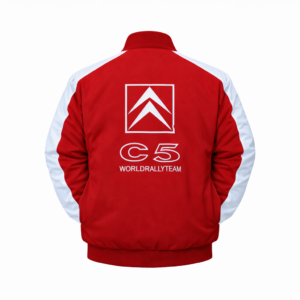 Citroen C5 Red White Jacket back