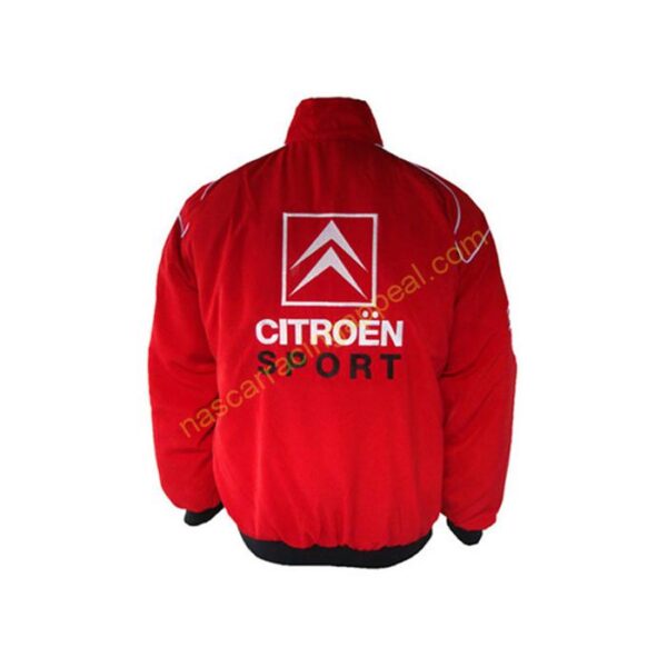 Citroen Racing Jacket Coat Red back