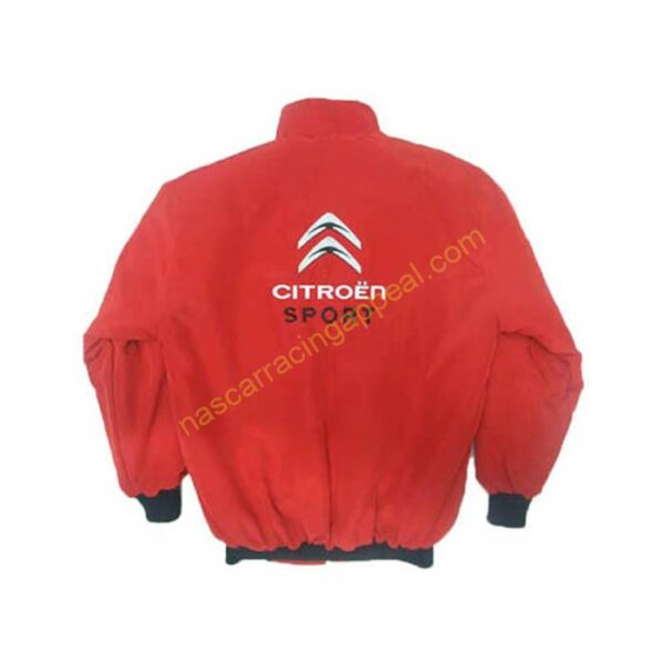 Citroen Racing Jacket Red back