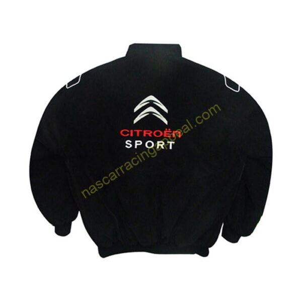 Citroen Sport Racing Jacket Black New back