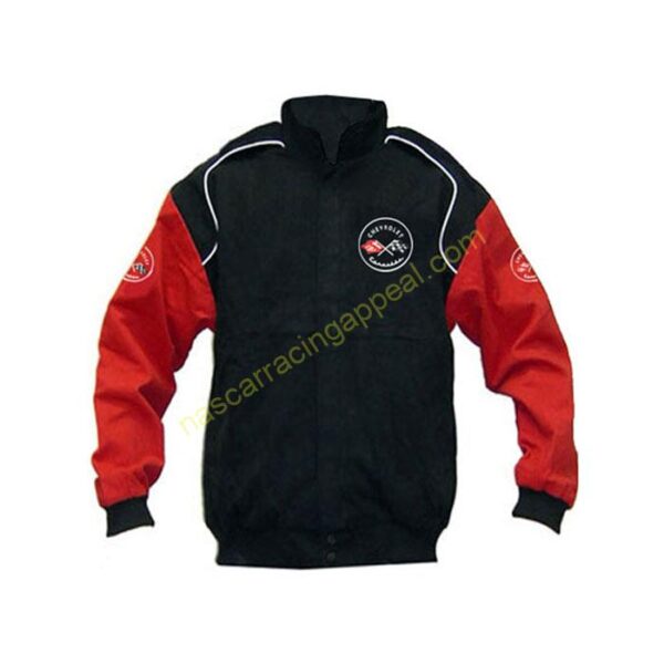 Corvette C1 Racing Jacket Black and Red front