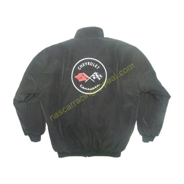 Corvette C1 Racing Jacket Black back 1