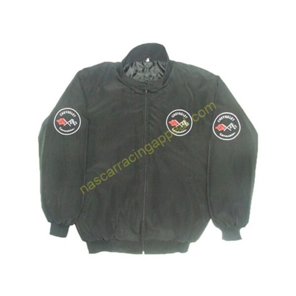 Corvette C1 Racing Jacket Black front 1