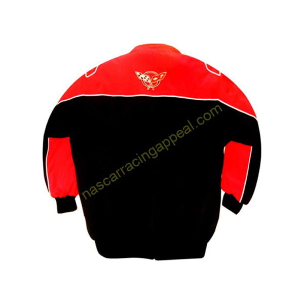 Corvette C5 Racing Jacket Red and Black back