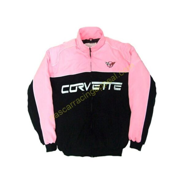 Corvette Racing Jacket, Yellow and Black, NASCAR Jacket,