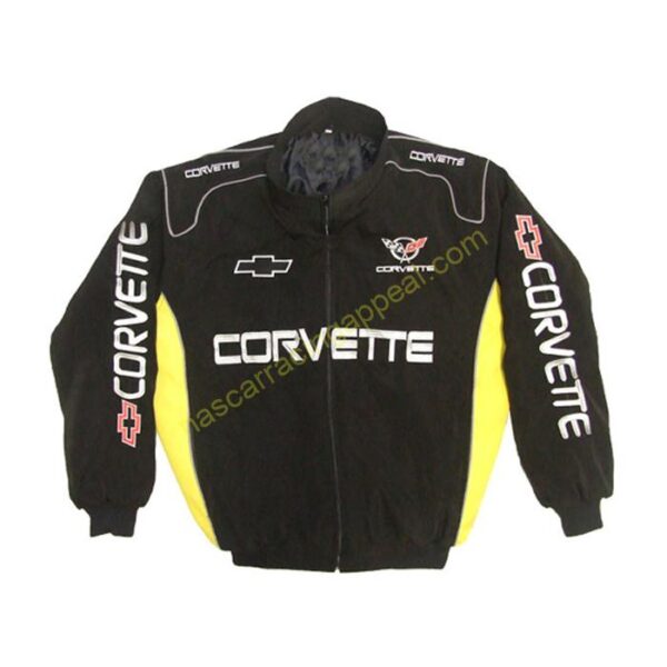 Corvette Z06 Chevy C5 Black Yellow Jacket front