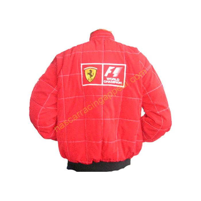 Ferrari F1 Racing Team Red and White Jacket