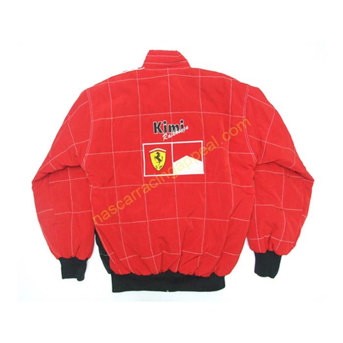 Ferrari F1 Team Jacket Black and Red Trim