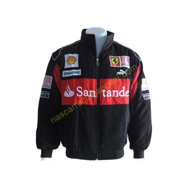 Ferrari Santander F1 Racing Jacket Black