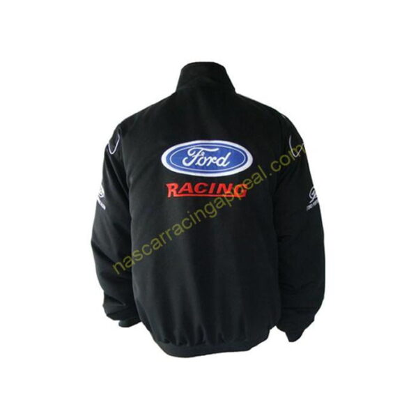 Ford FPR Black Racing Jacket back
