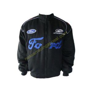 Ford FPR, Racing Jacket, Black, NASCAR Jacket,